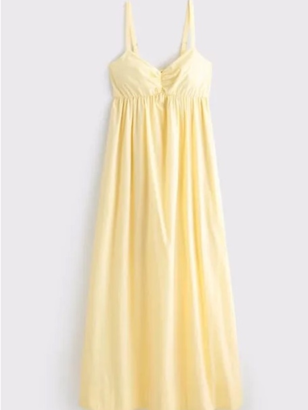 Abercrombie & Fitch Women's
Sweetheart Babydoll Maxi Dress